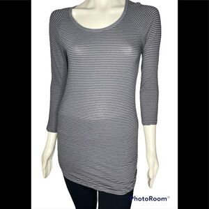 James Perse Long Striped Top